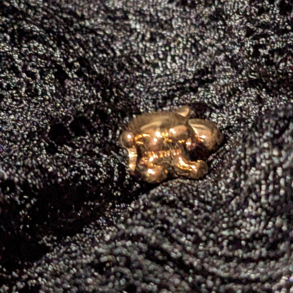 Retired Rose Gold Plated Reindeer Charm - Picture 3 of 6